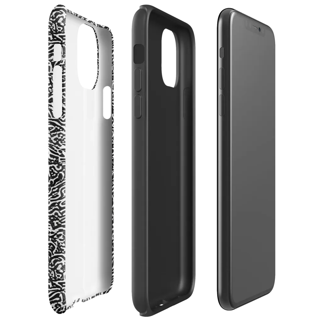 Contour Fever on Tough Case for iPhone® — Right