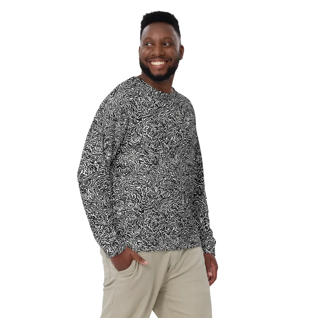 Contour Fever on Sweatshirt — Front