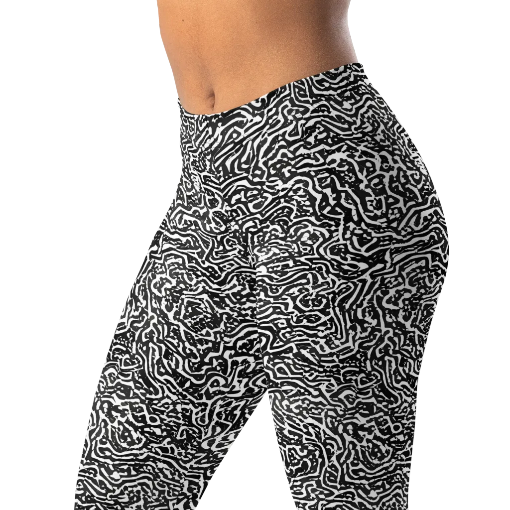 Contour Fever on Leggings — Left Front