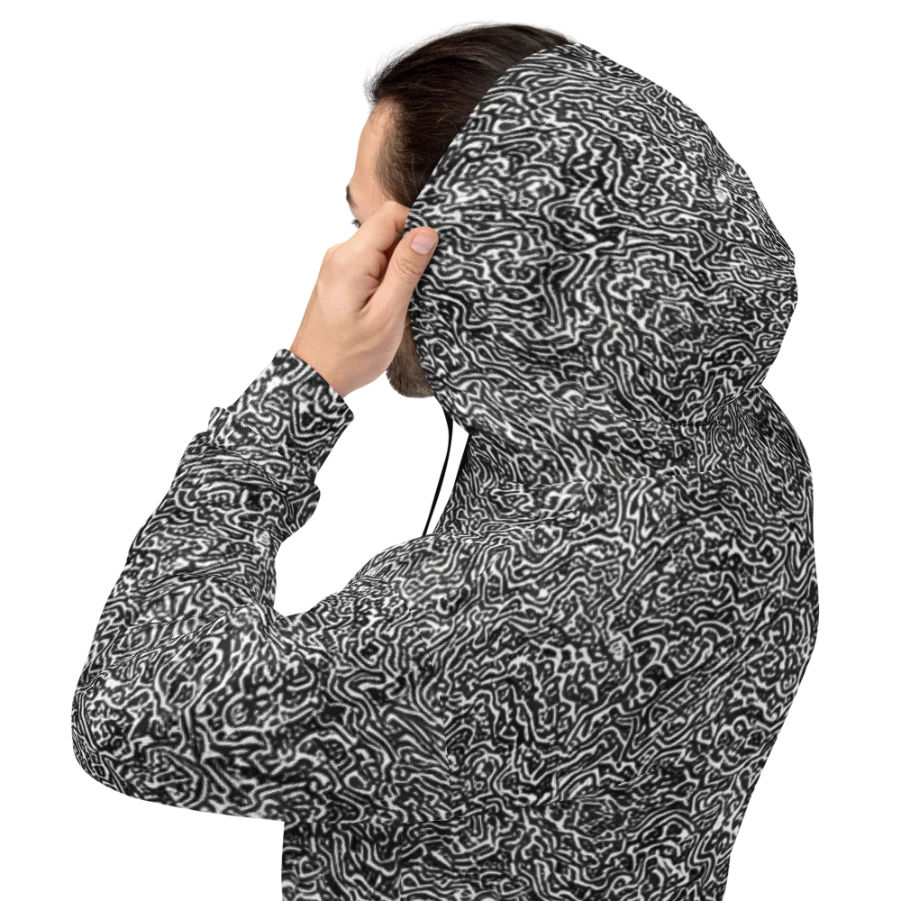 Contour Fever on Hoodie — Back