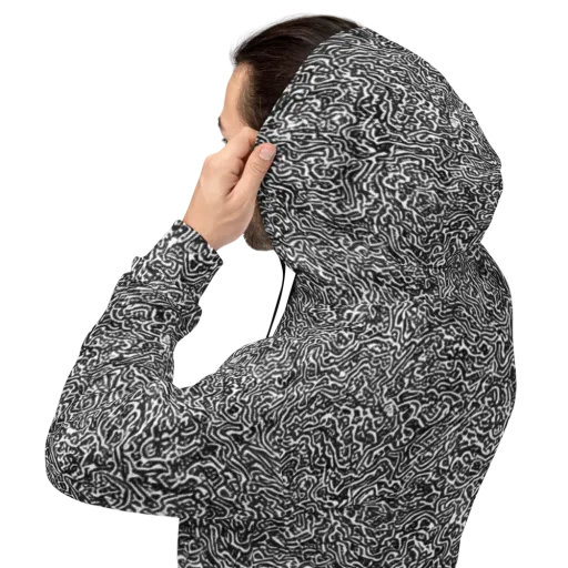 Contour Fever on a Hoodie