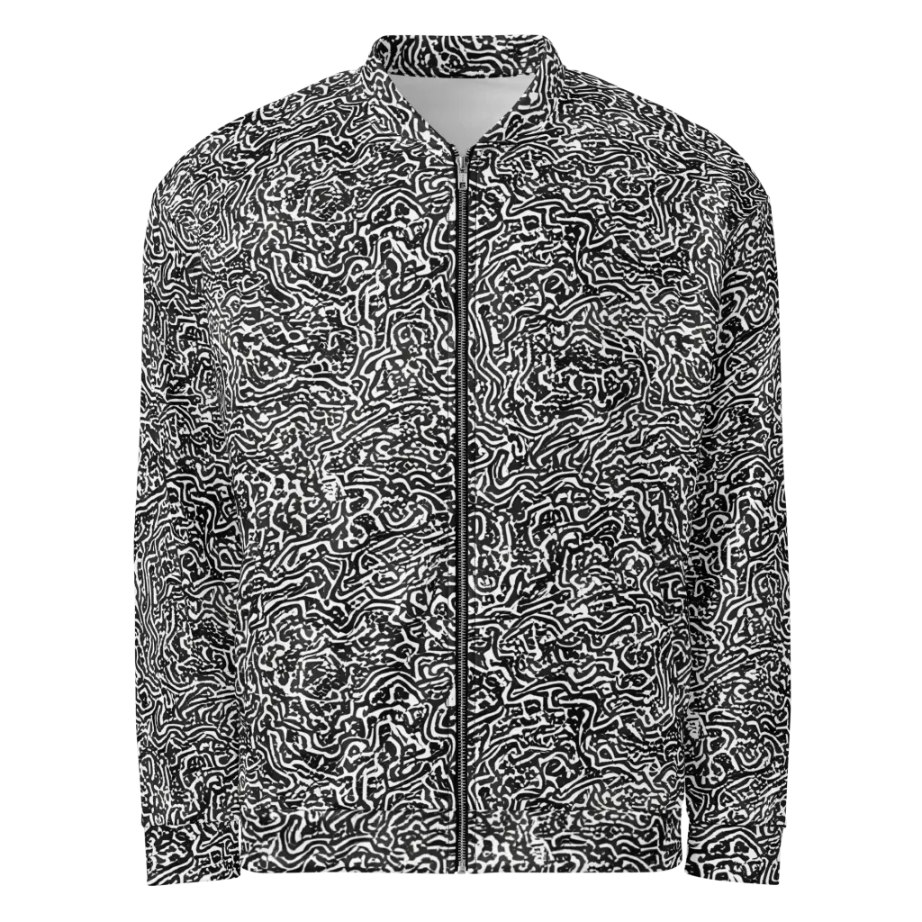 Contour Fever on Bomber Jacket — Front