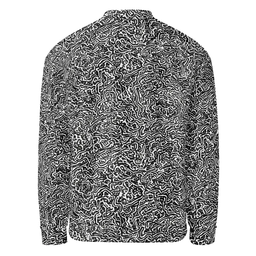 Contour Fever on Bomber Jacket — Back