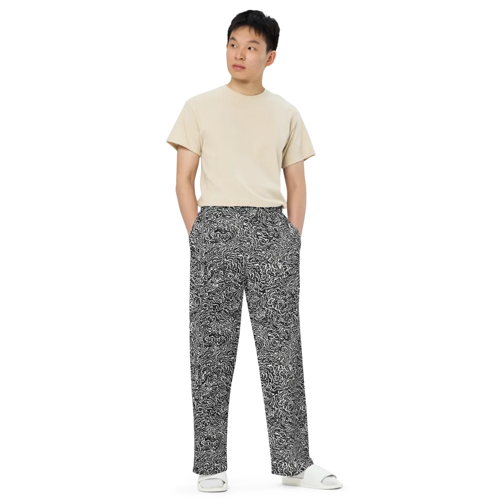 Contour Fever on Wide-Leg Pants — Front