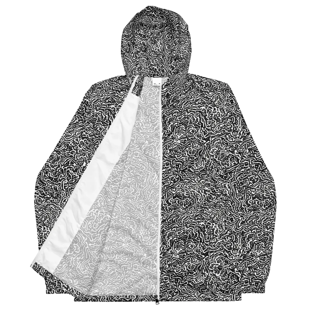 Contour Fever on Men's Windbreaker — Front