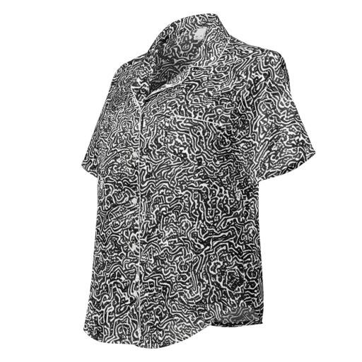 Contour Fever on a Women's Short Sleeve Pajama Top