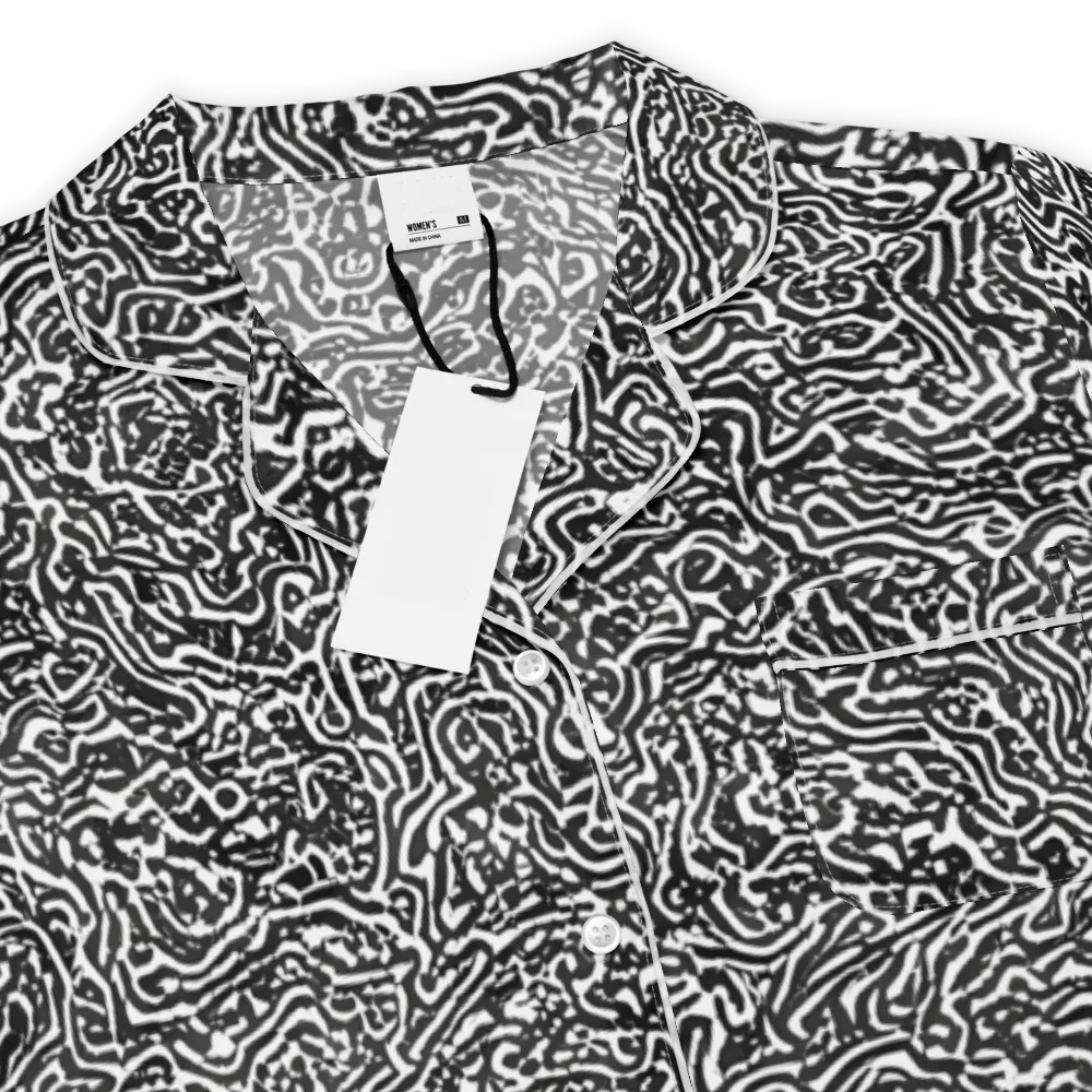 Contour Fever on Women's Short Sleeve Pajama Top — Product details