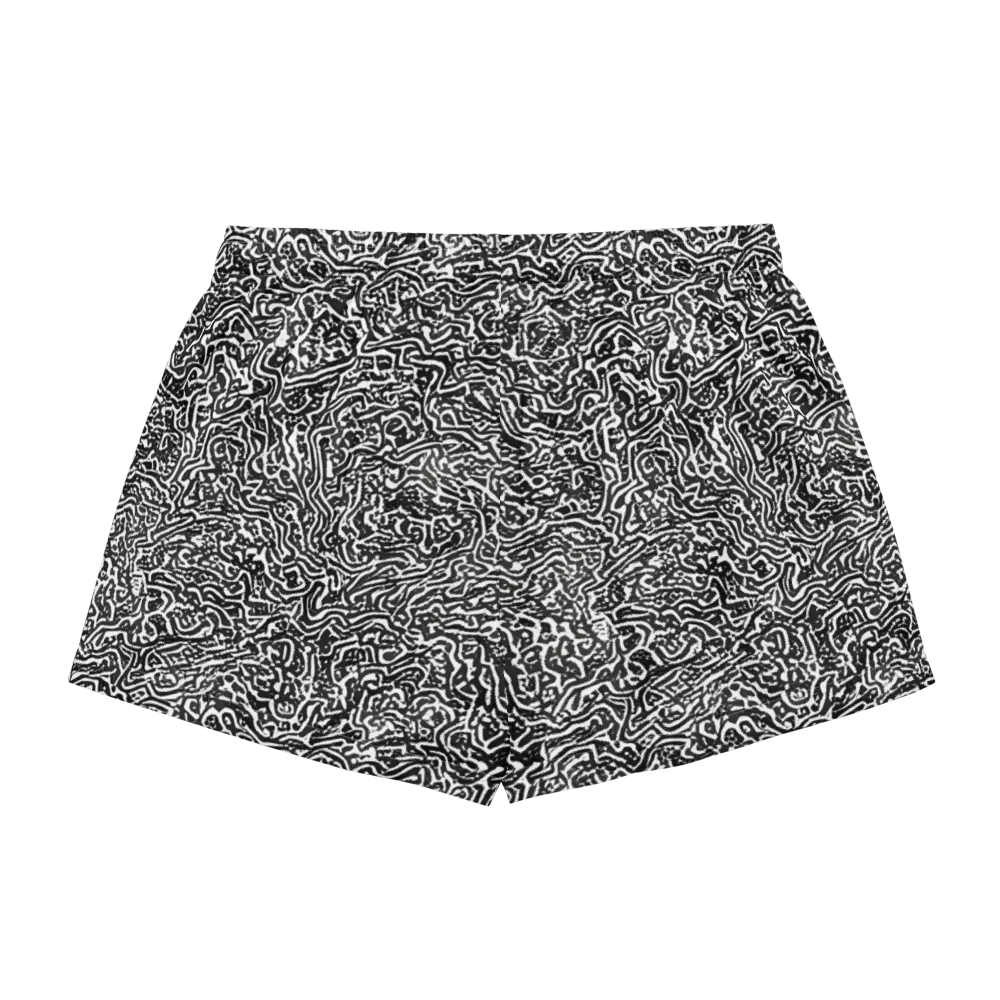 Contour Fever on Women's Pajama Shorts — Back