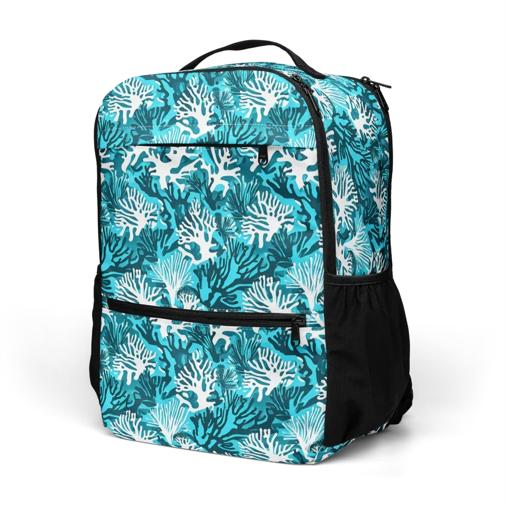 Aqua Canopy on Utility Backpack — Left Front