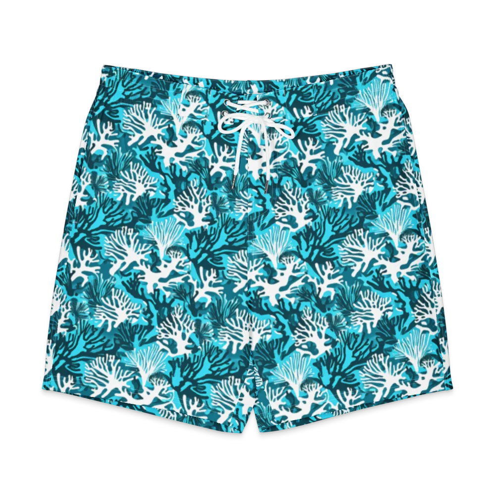 Aqua Canopy on Men's Board Shorts — Front