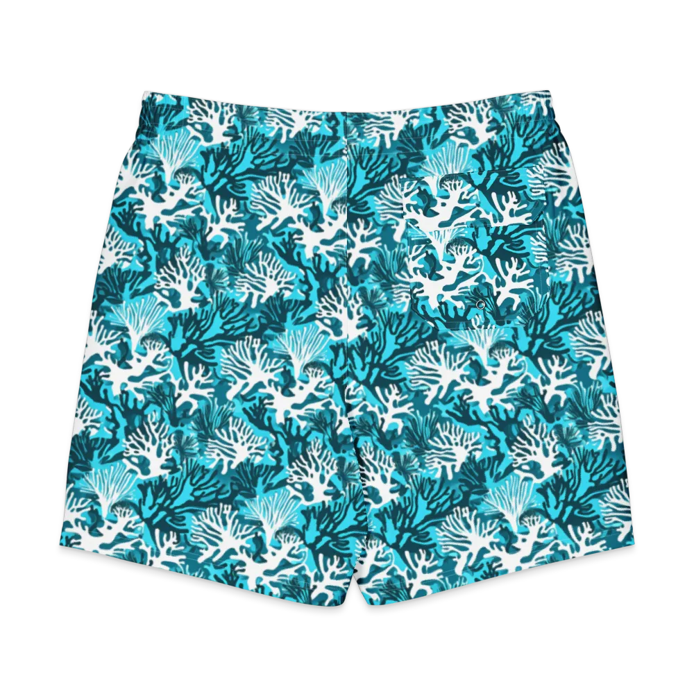 Aqua Canopy on Men's Board Shorts — Back