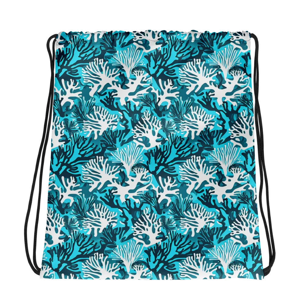 Aqua Canopy on Drawstring Bag — Photo