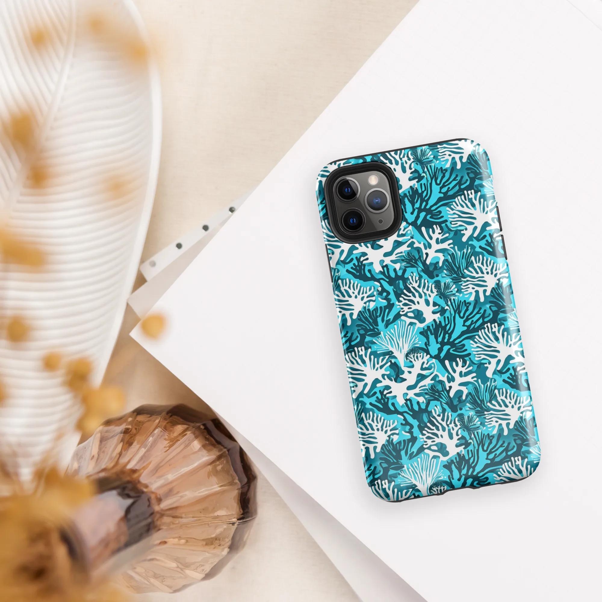 Aqua Canopy on Tough Case for iPhone® — Front