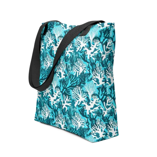 Aqua Canopy on a Tote Bag