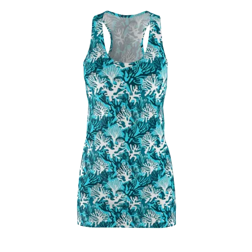 Aqua Canopy on a Racerback Dress