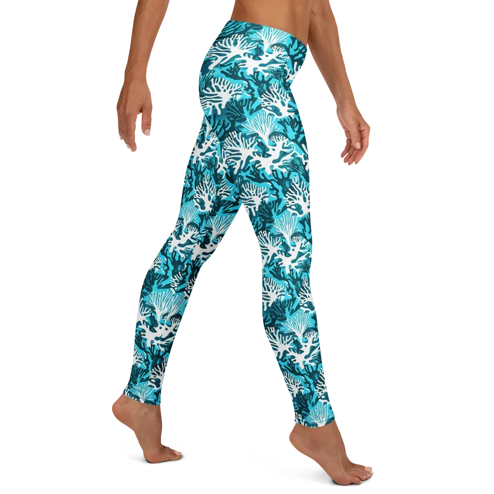 Aqua Canopy on Leggings — Right