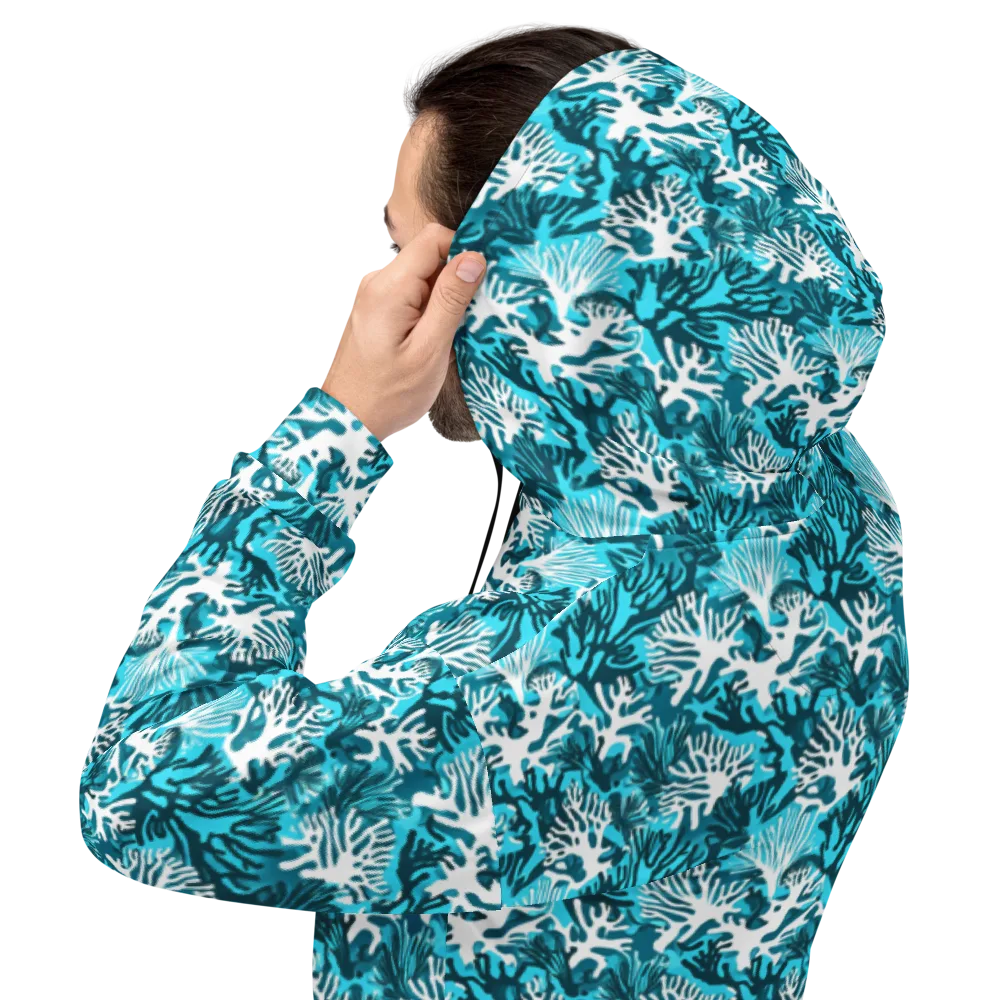 Aqua Canopy on Hoodie — Back