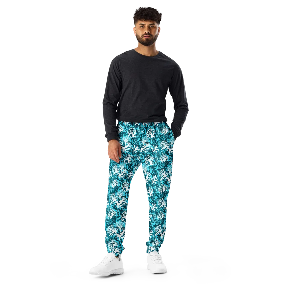 Aqua Canopy on Men's Joggers — Front