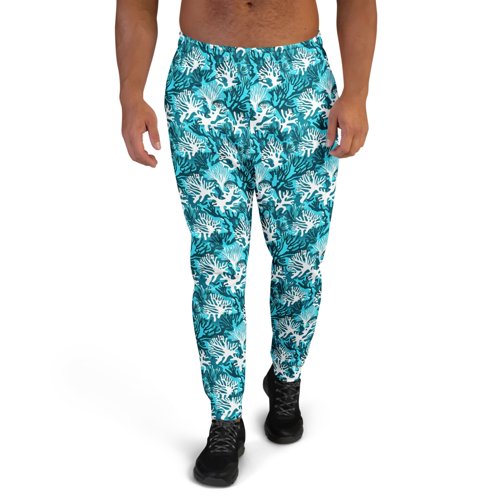 Aqua Canopy on Men's Joggers — Front