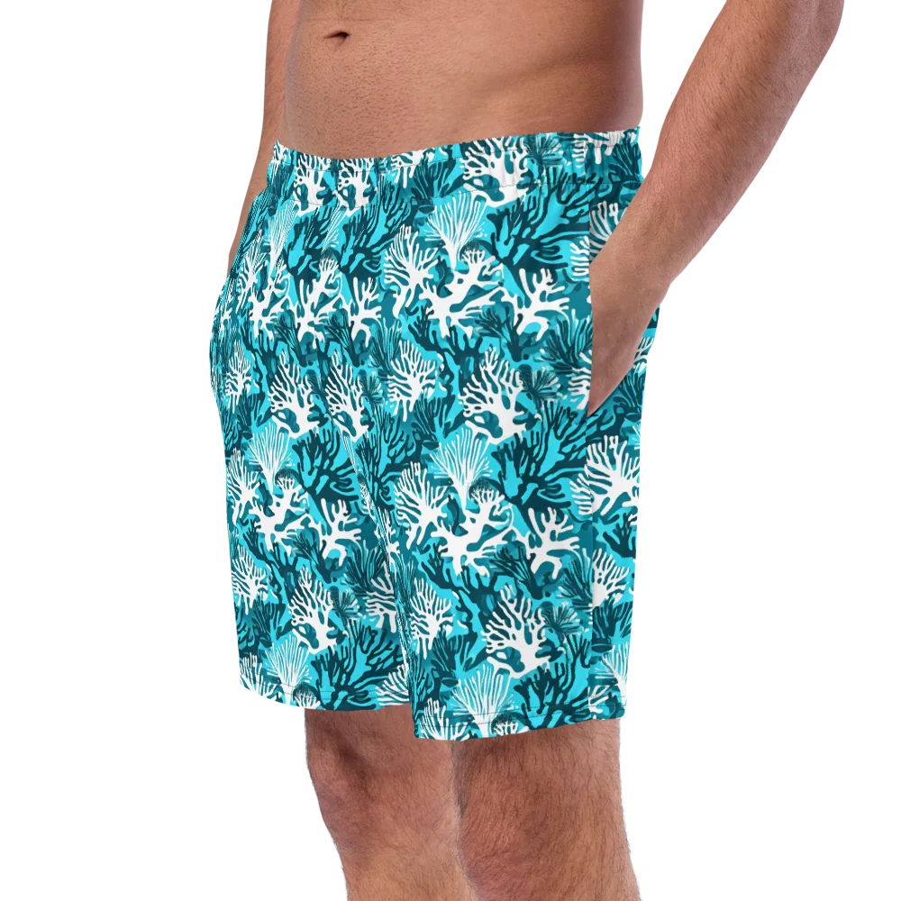Aqua Canopy on Swim Trunks — Left Front