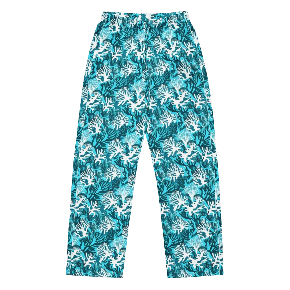 Aqua Canopy on Women's Pajama Pants — Front