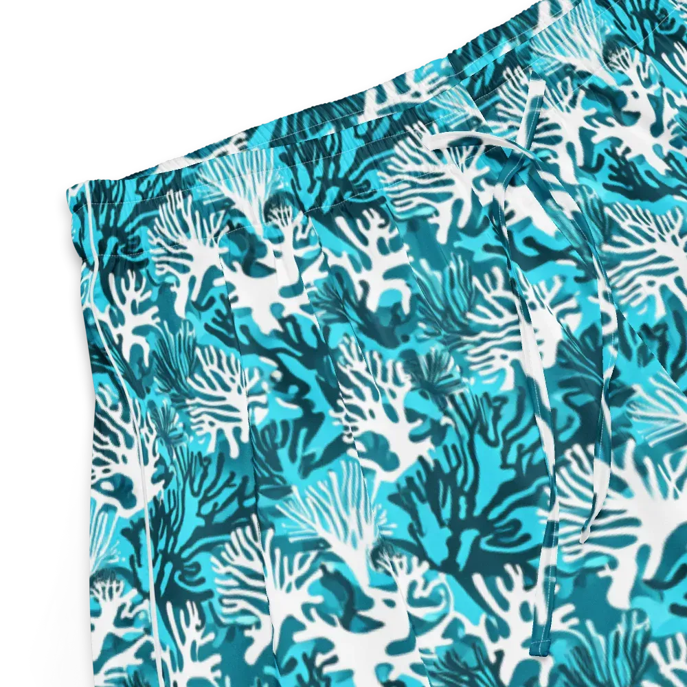 Aqua Canopy on Women's Pajama Shorts — Product details