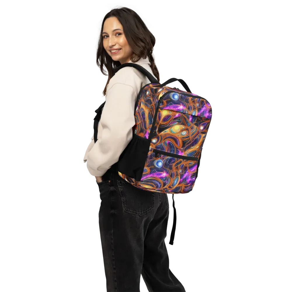 Magnetic Aurora on Utility Backpack — Back