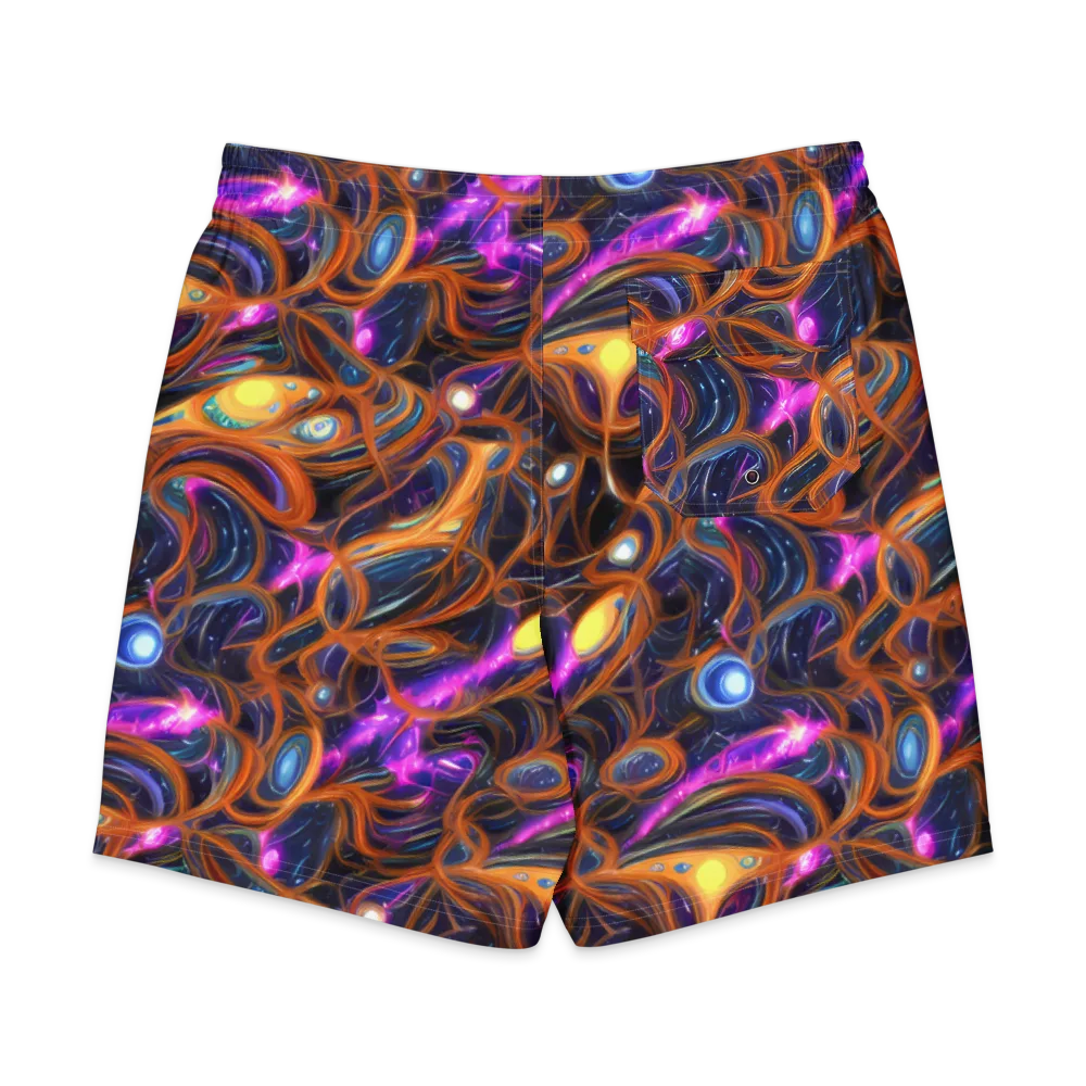 Magnetic Aurora on Men's Board Shorts — Back