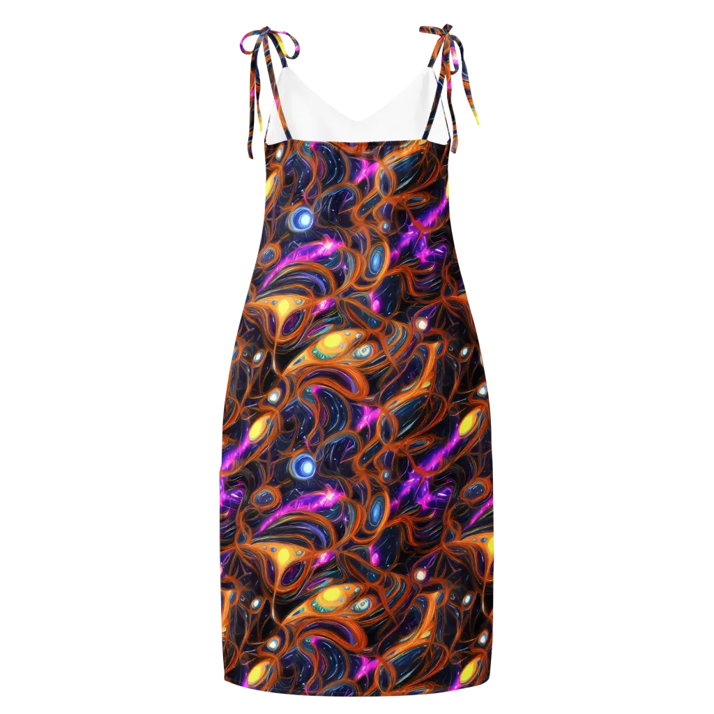 Magnetic Aurora on Slip Dress — Back