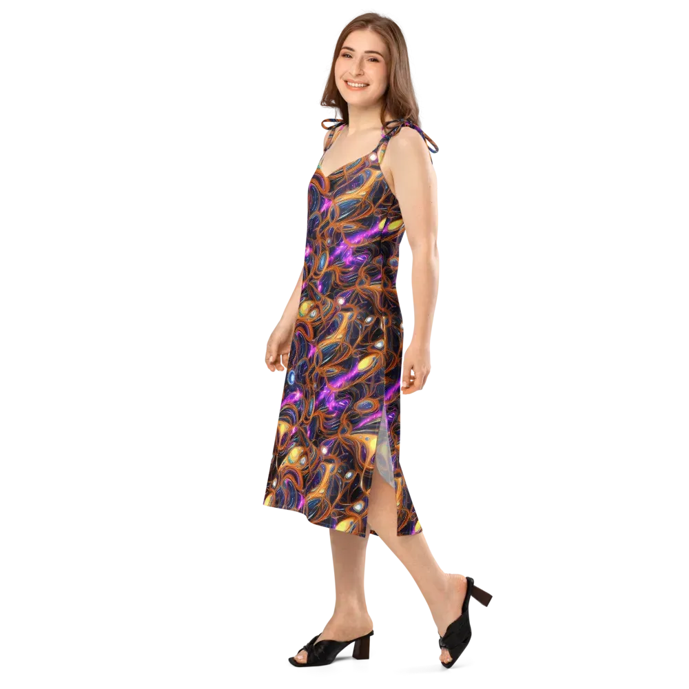 Magnetic Aurora on Slip Dress — Left Front