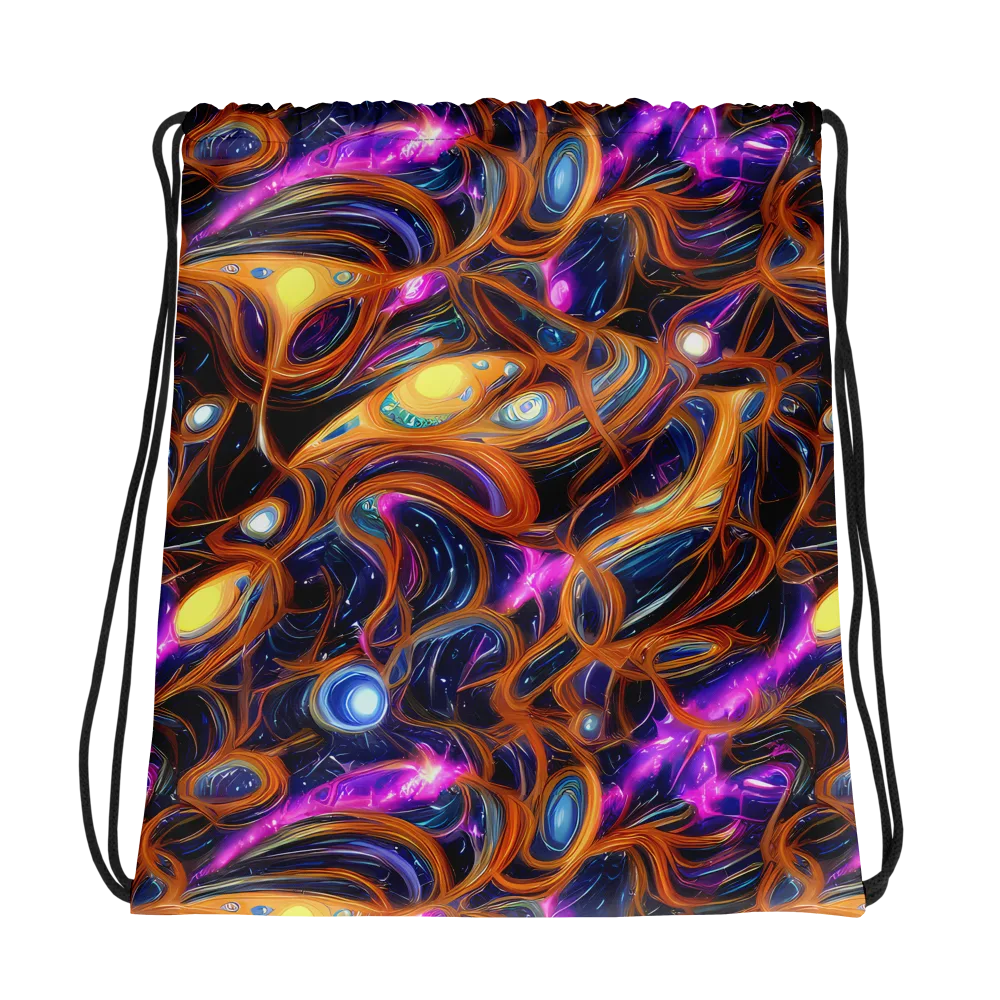 Magnetic Aurora on Drawstring Bag — Photo