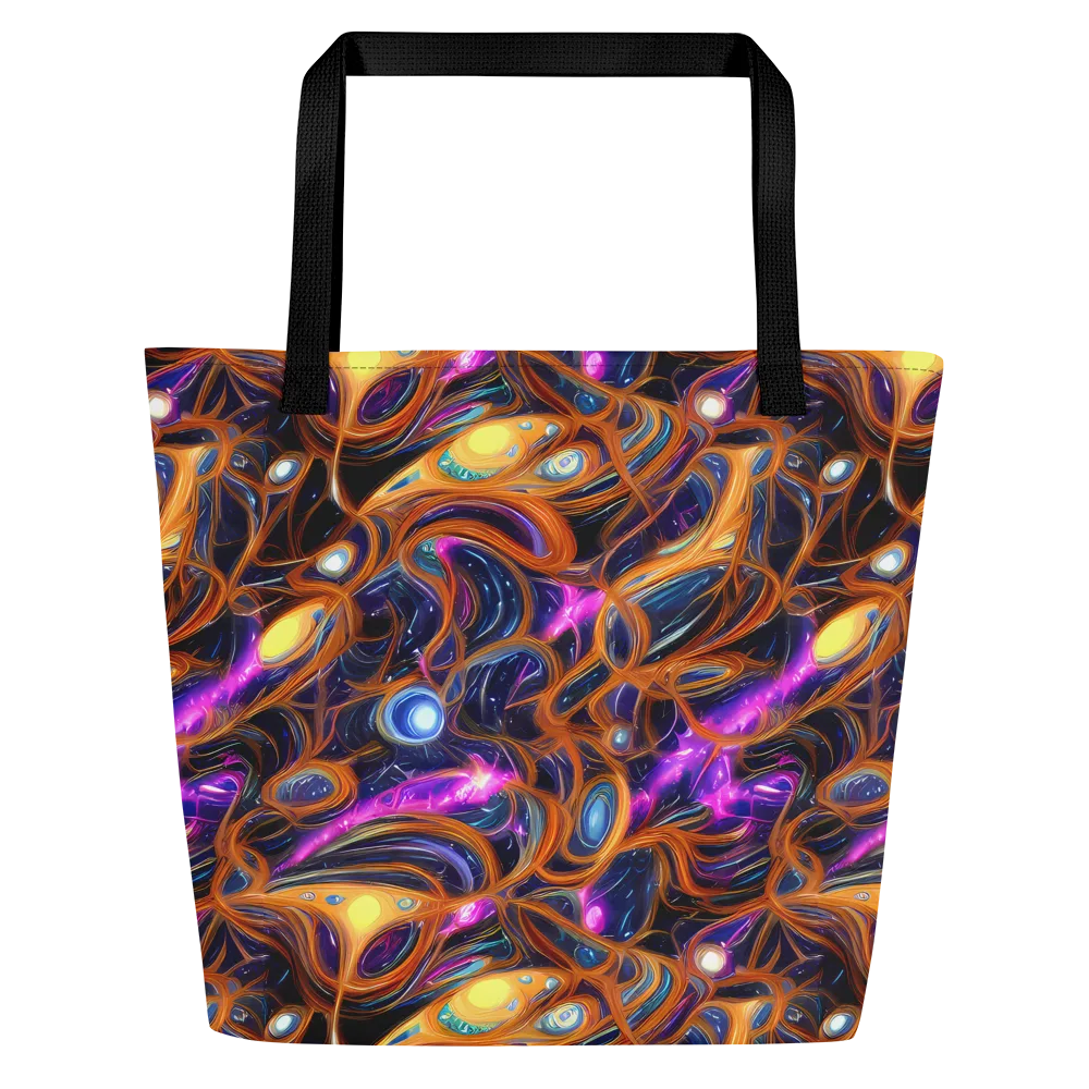 Magnetic Aurora on Large Tote Bag W/ Pocket — Front