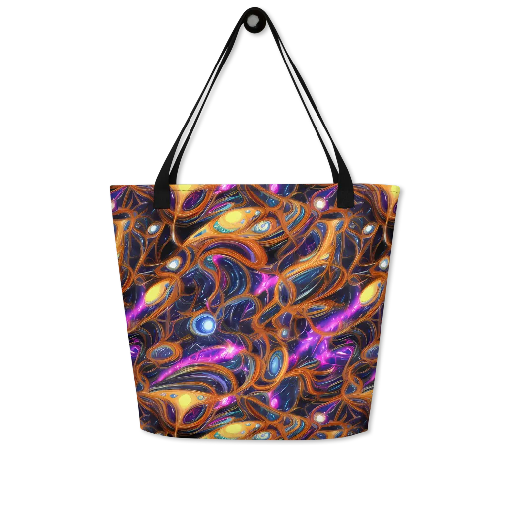 Magnetic Aurora on Large Tote Bag W/ Pocket — Front
