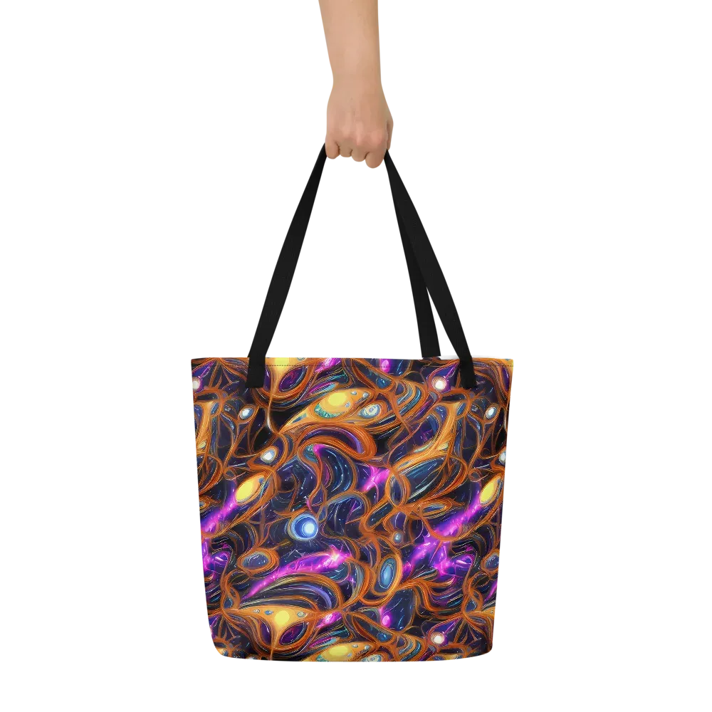 Magnetic Aurora on Large Tote Bag W/ Pocket — Front