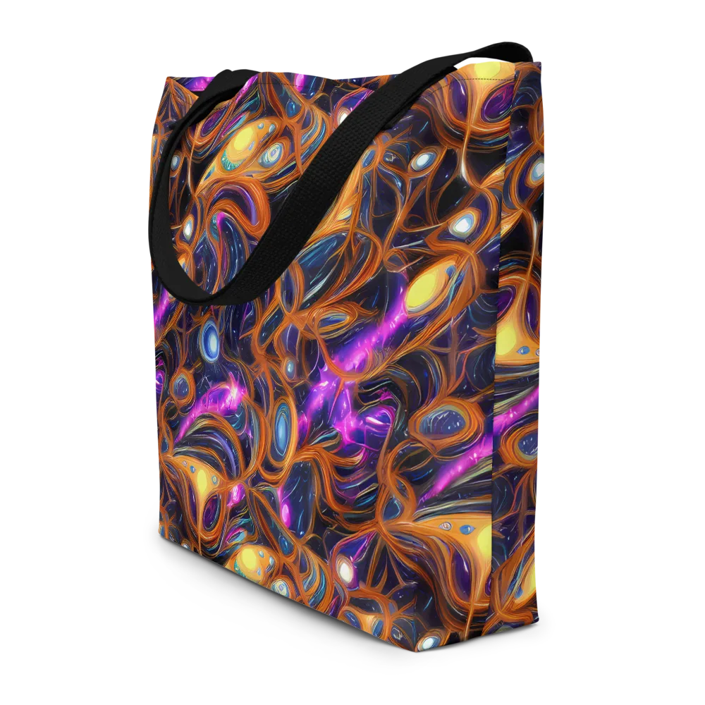 Magnetic Aurora on Large Tote Bag W/ Pocket — Front