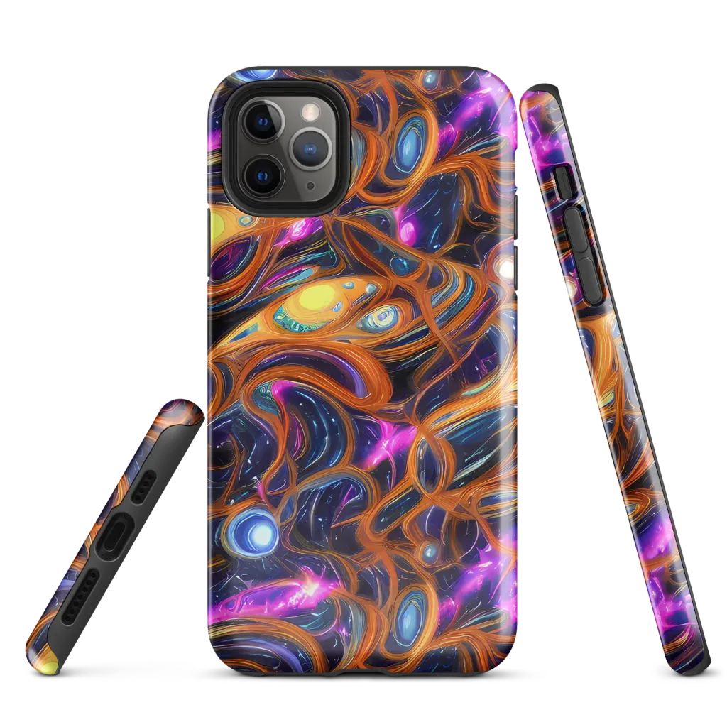 Magnetic Aurora on Tough Case for iPhone® — Front