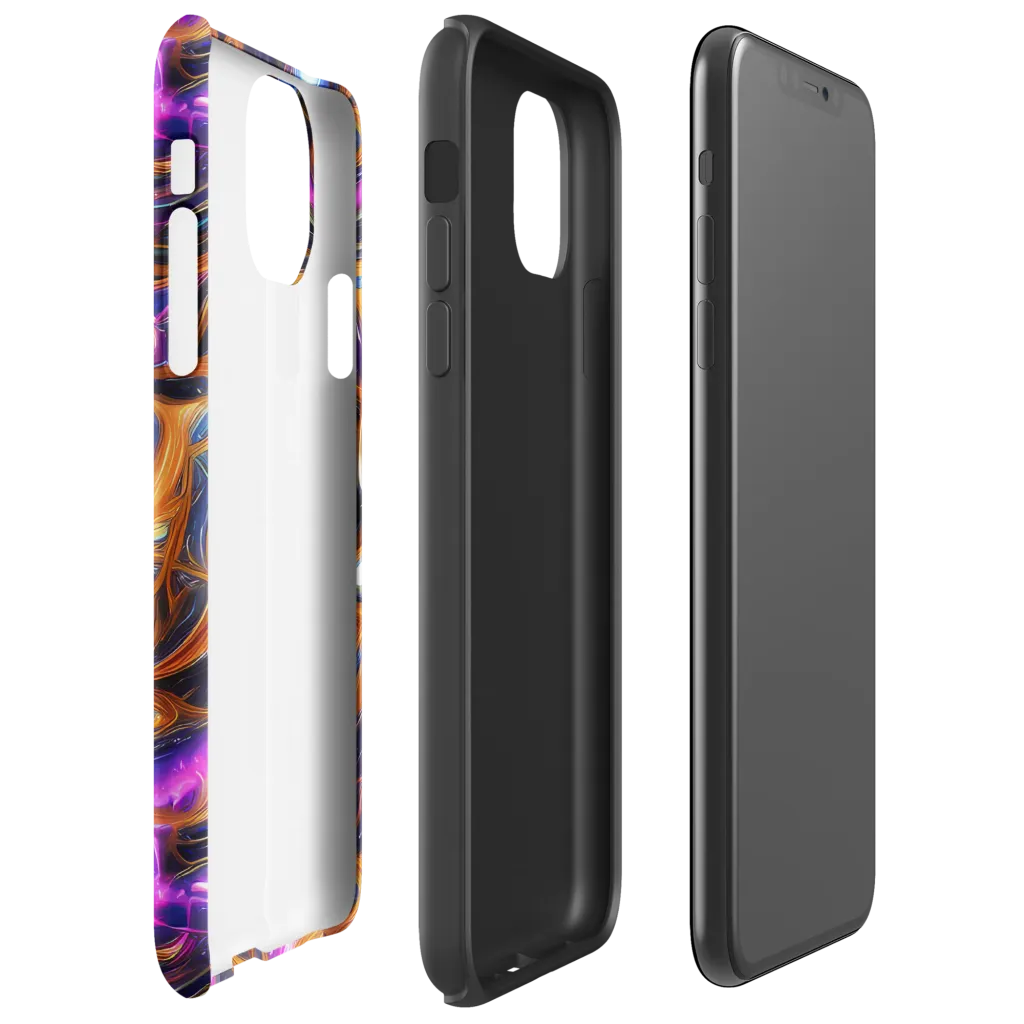 Magnetic Aurora on Tough Case for iPhone® — Right