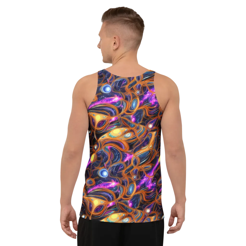 Magnetic Aurora on Men's Tank Top — Back