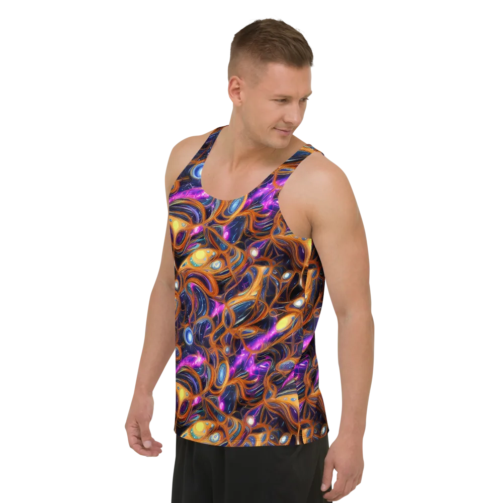 Magnetic Aurora on Men's Tank Top — Left Front