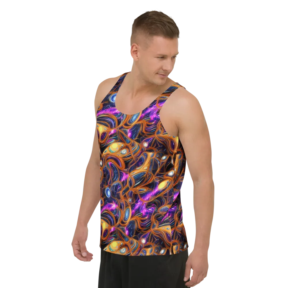 Magnetic Aurora on Men's Tank Top — Left Front