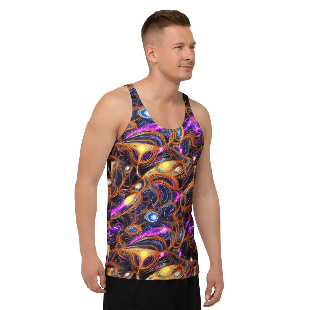 Magnetic Aurora on Men's Tank Top — Right Front