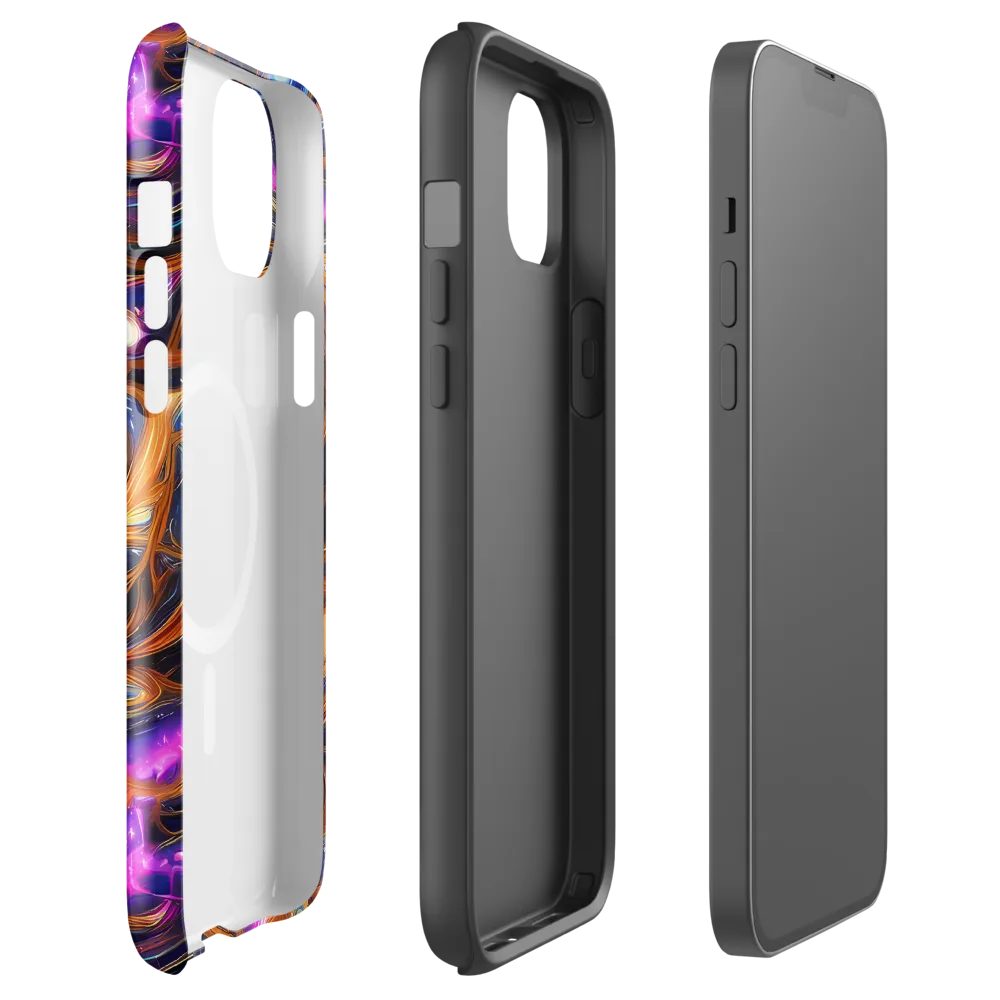 Magnetic Aurora on MagSafe Tough Case for iPhone® — Front