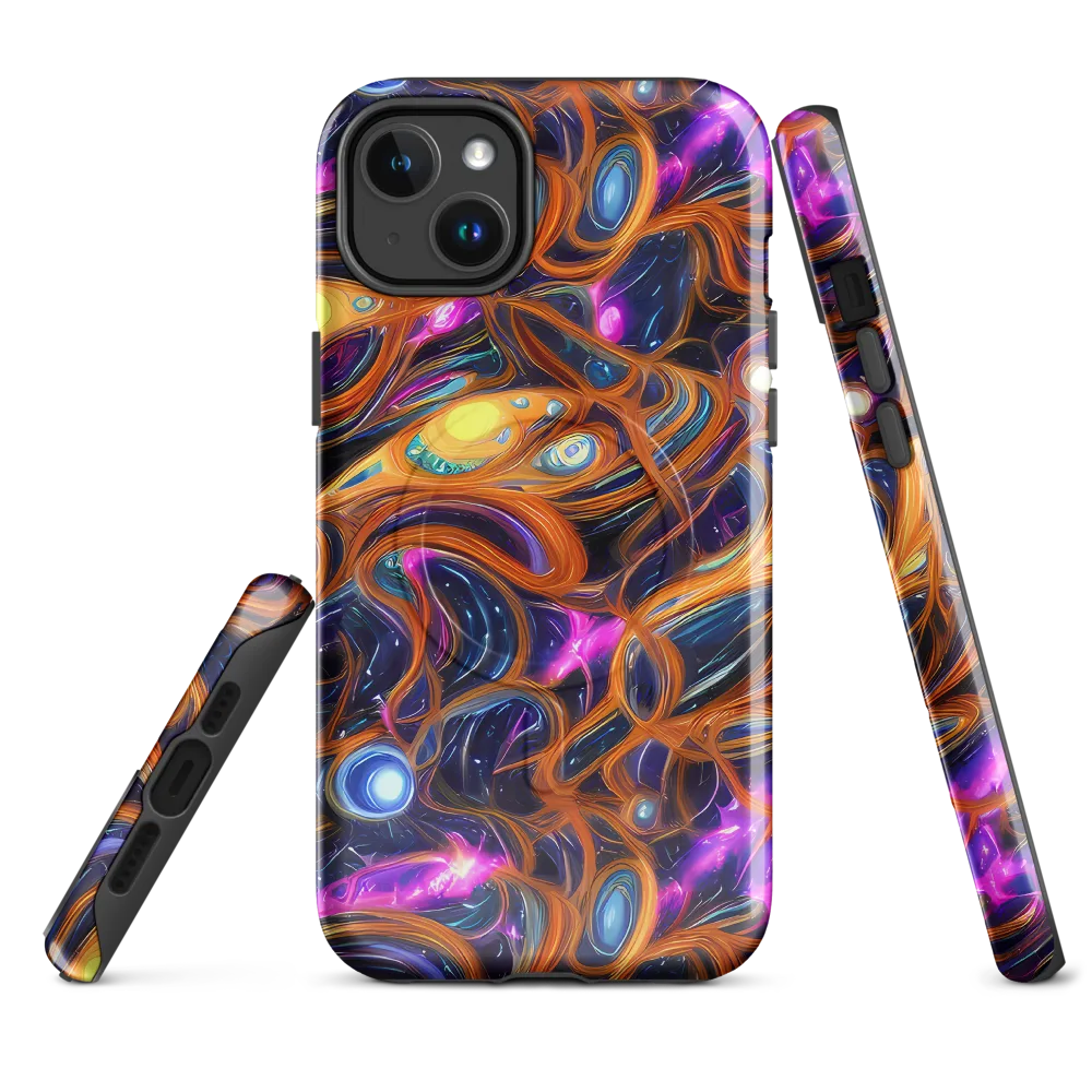 Magnetic Aurora on MagSafe Tough Case for iPhone® — Front
