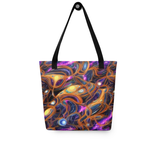 Magnetic Aurora on a Tote Bag