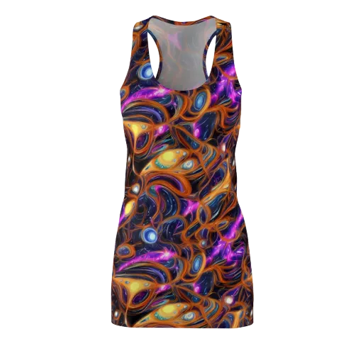 Magnetic Aurora on a Racerback Dress