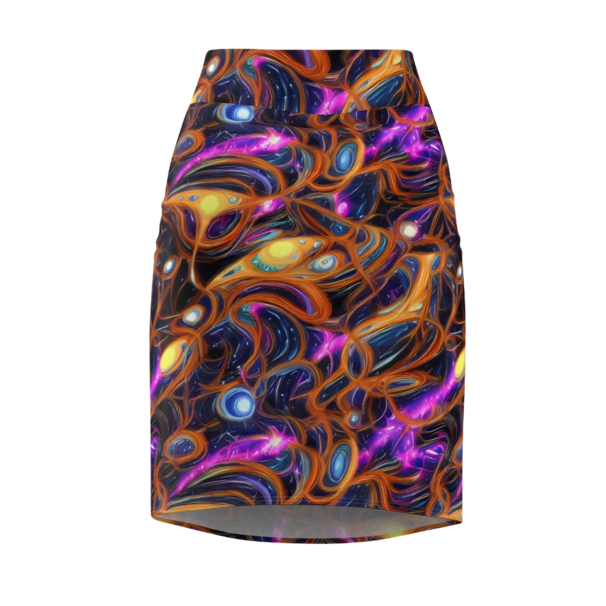 Magnetic Aurora on Pencil Skirt — Front