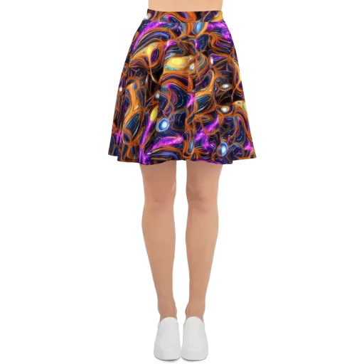 Magnetic Aurora on a Skater Skirt