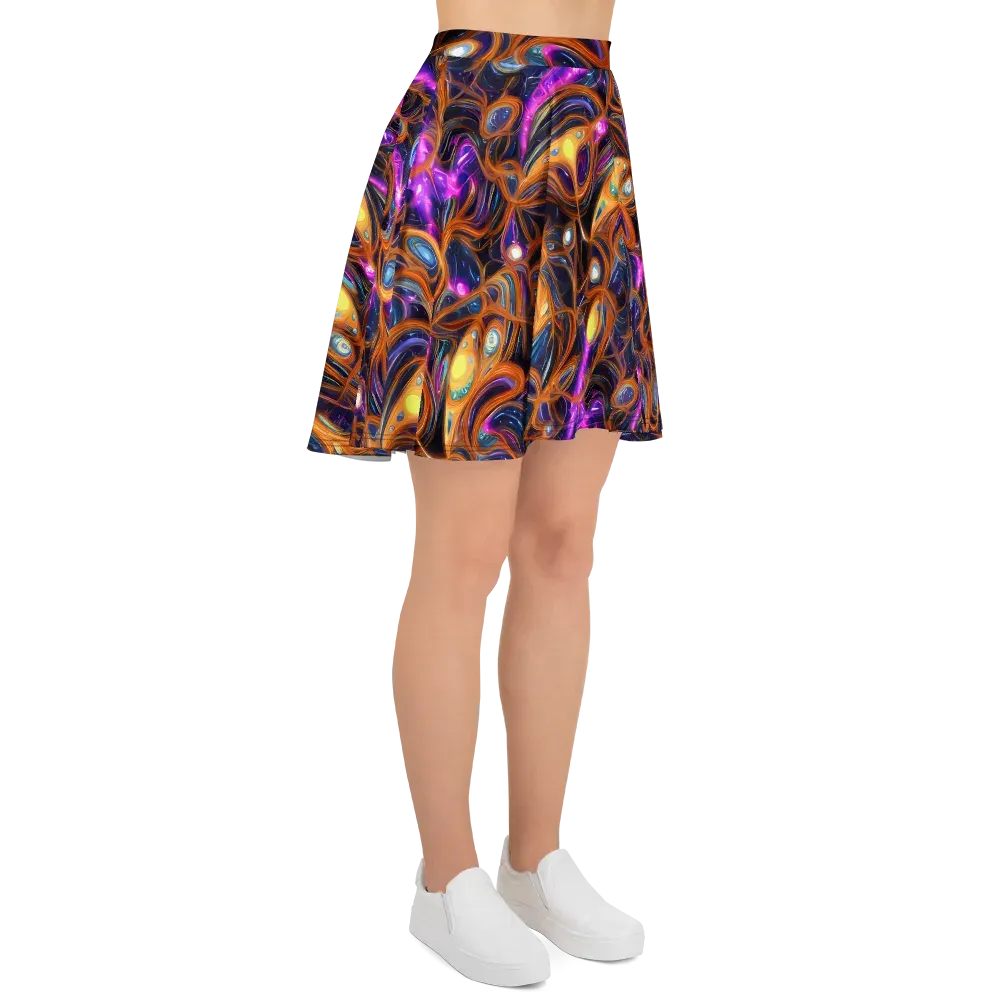 Magnetic Aurora on Skater Skirt — Right