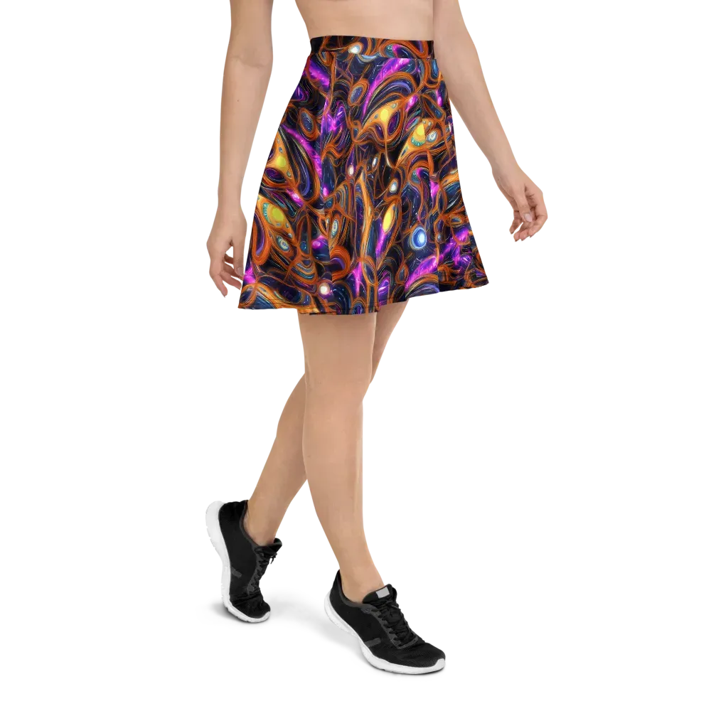 Magnetic Aurora on Skater Skirt — Right
