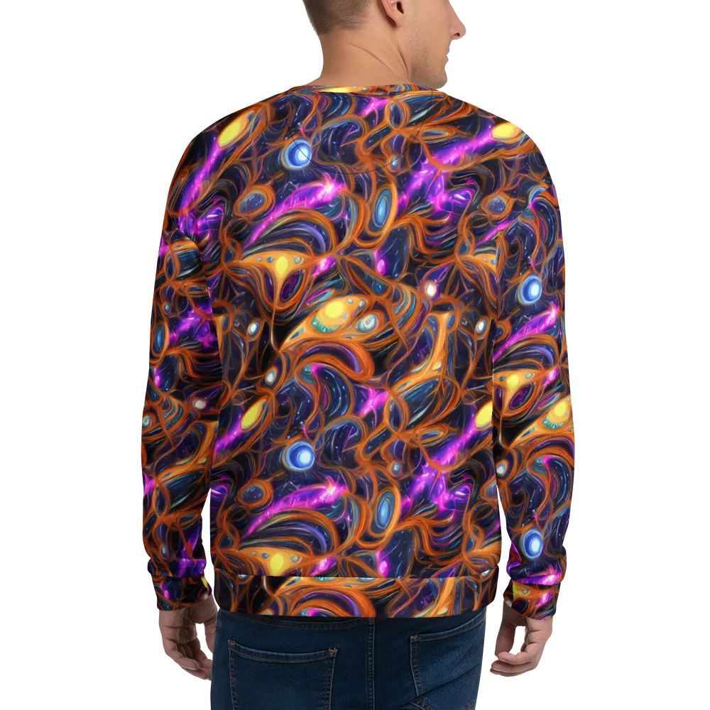 Magnetic Aurora on Sweatshirt — Back